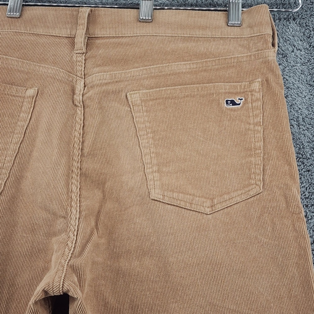 Vineyard Vines Pants Mens 36x30 Tan Corduroy 5-Pocket Straight Stretch Comfort